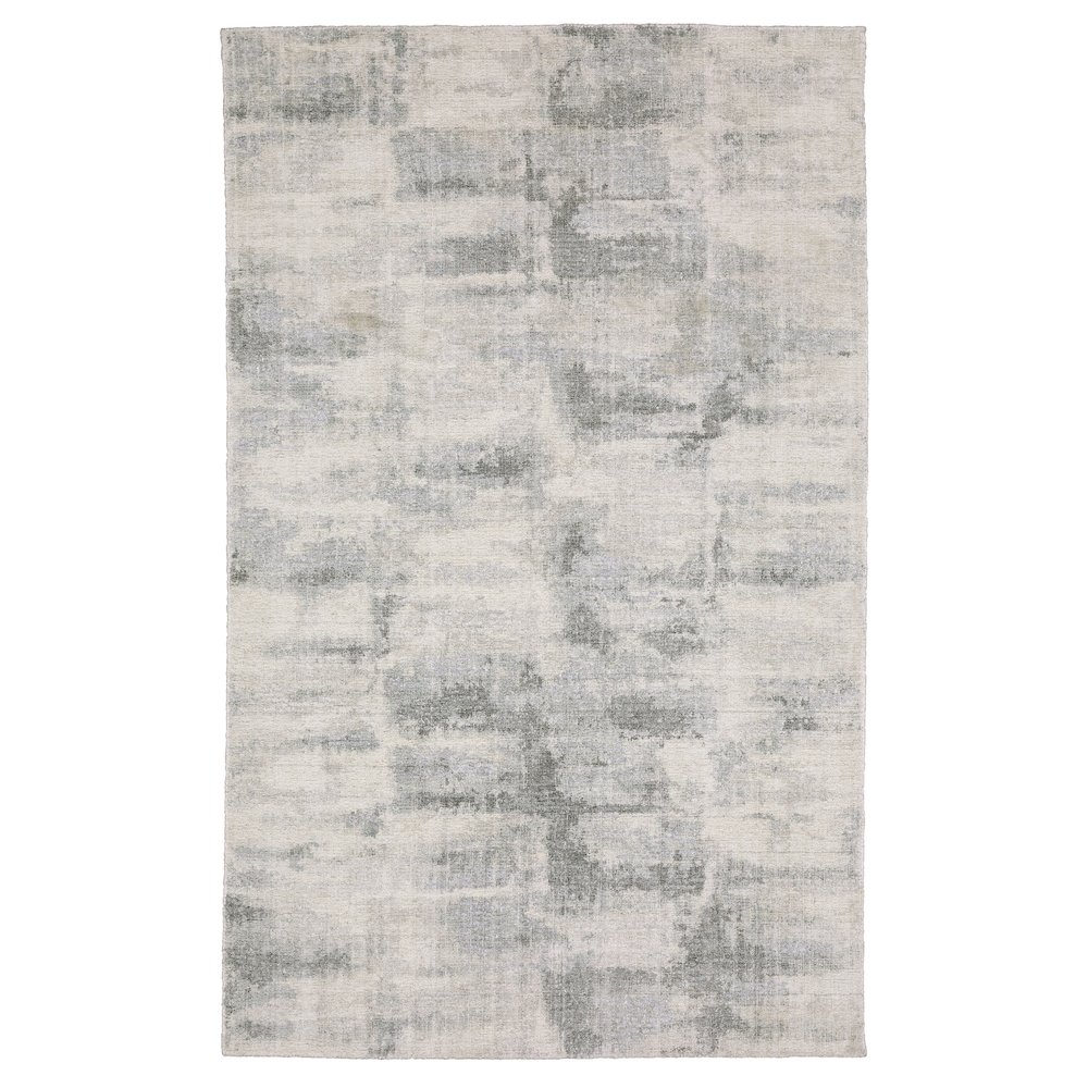 Casual Rug 6' X  9' Size in Beige/ Grey Color. Picture 1