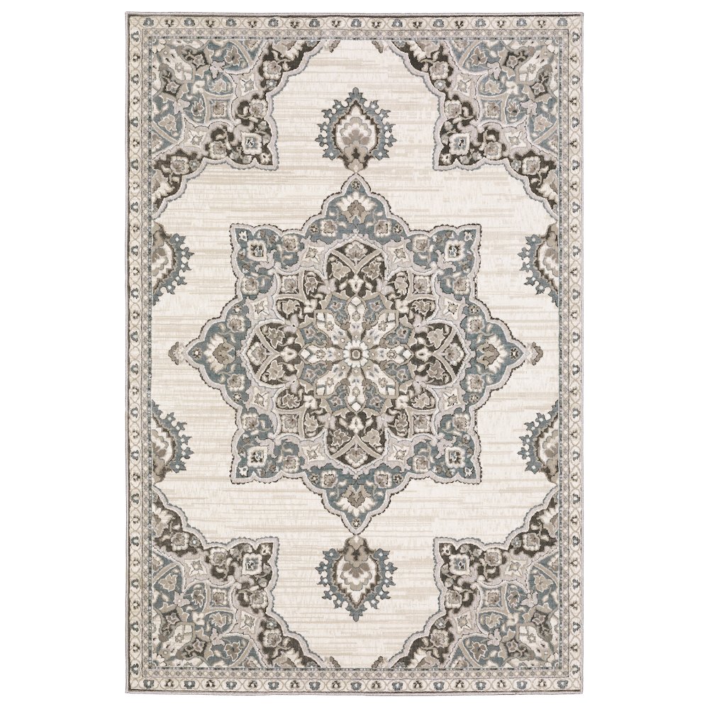 ELLINGTON Ivory 5' 3 X  7' 6 Area Rug. Picture 1