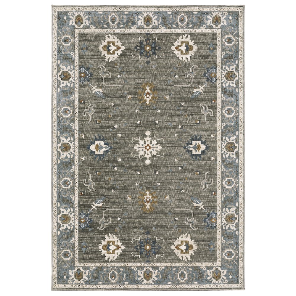 ELLINGTON Grey 5' 3 X  7' 6 Area Rug. Picture 1