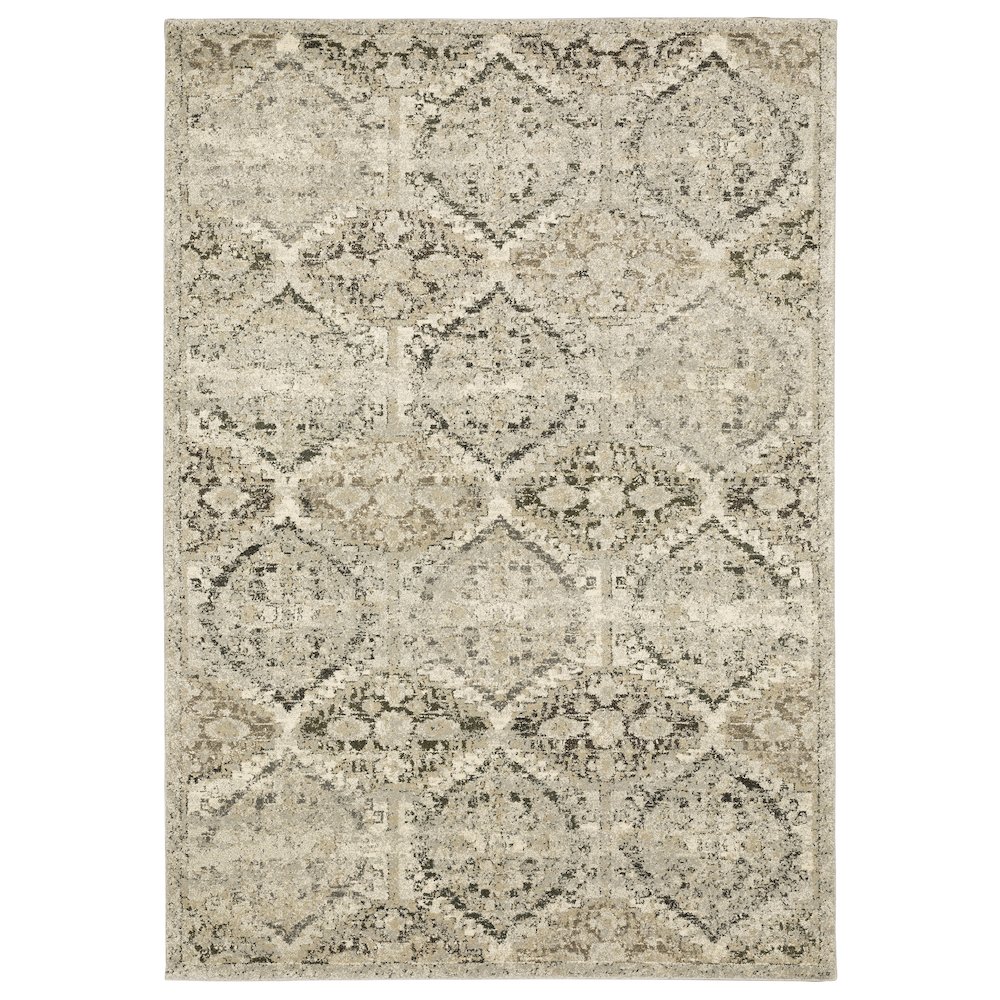 FLORENCE Ivory 6' 7 X  9' 6 Area Rug. Picture 1