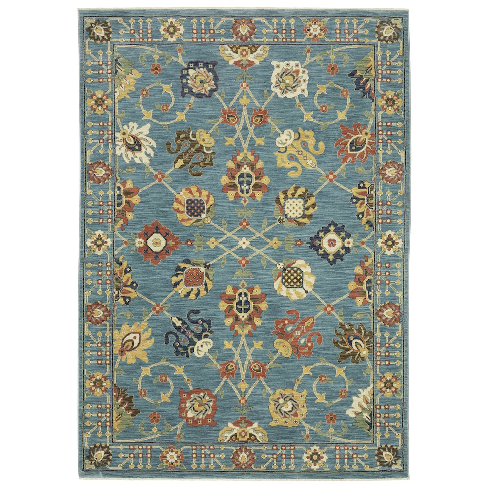 FRANCESCA Blue 3' 3 X  5' Area Rug. Picture 1