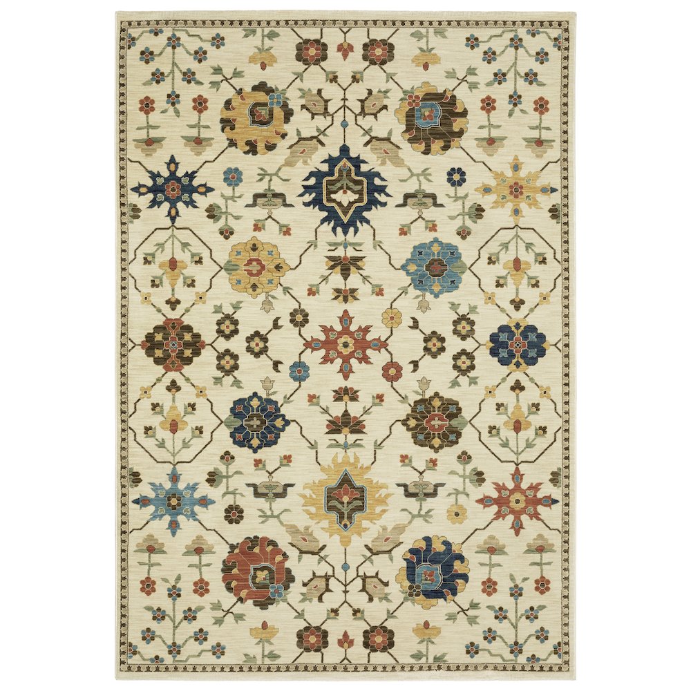 FRANCESCA Ivory 3' 3 X  5' Area Rug. Picture 1