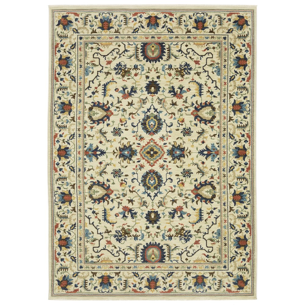 FRANCESCA Ivory 3' 3 X  5' Area Rug. Picture 1