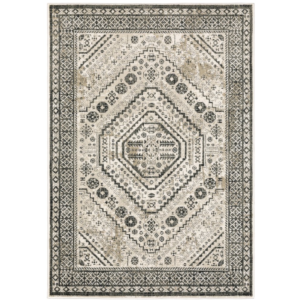 GEORGIA Ivory 5' 3 X  7' 3 Area Rug. Picture 1