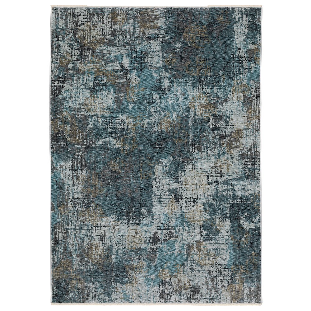 HAYDEN Blue 3' 3 X  5' Area Rug. Picture 1