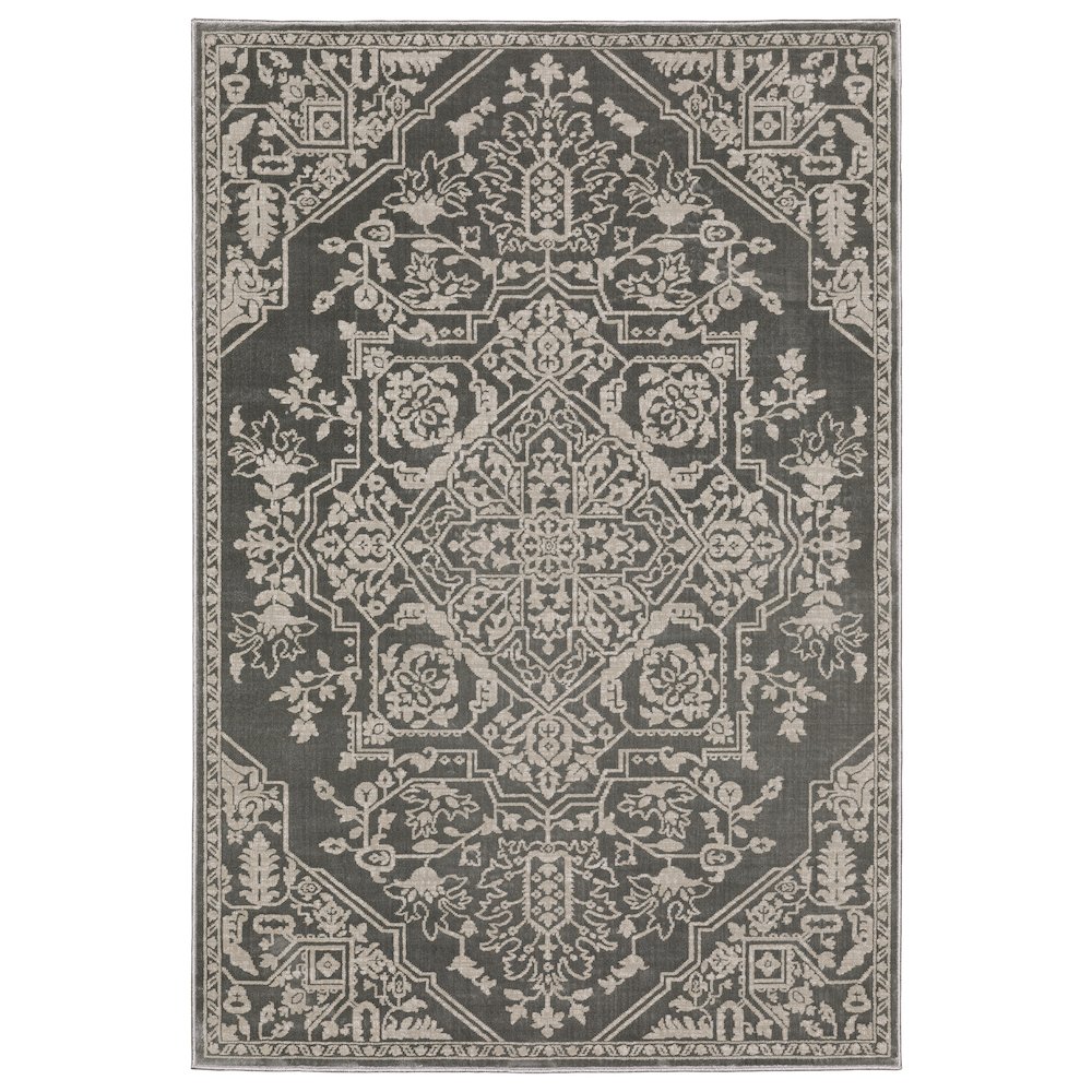 INTRIGUE Beige 5' 3 X  7' 6 Area Rug. Picture 1