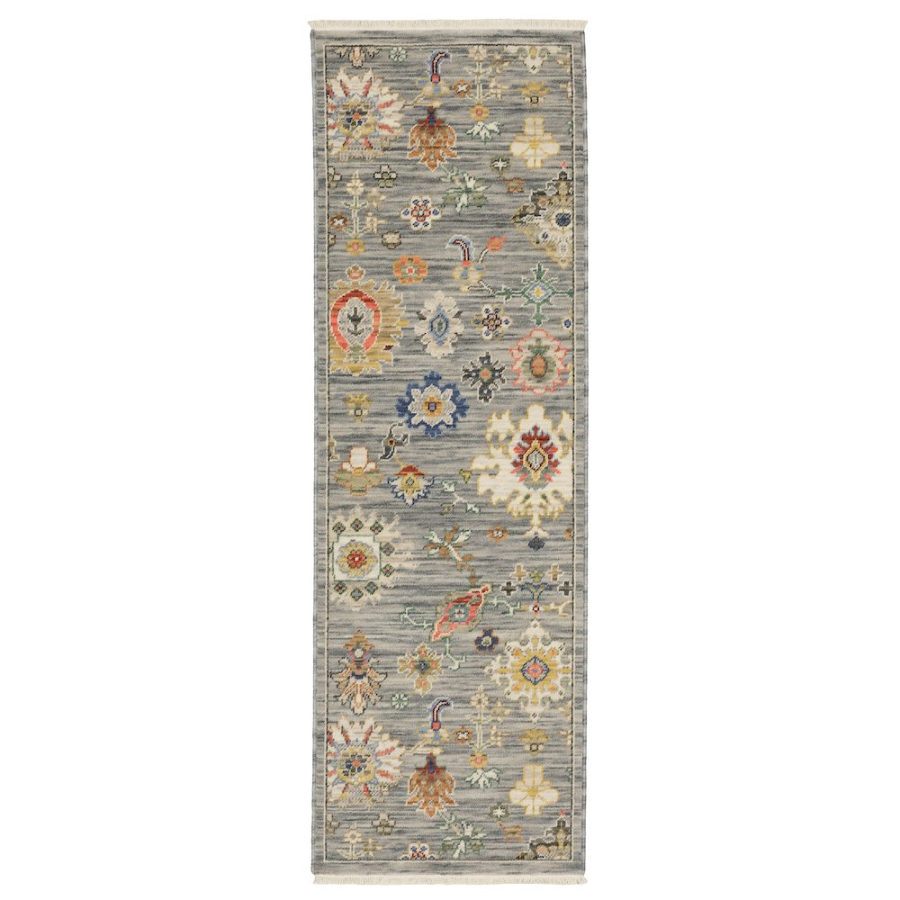 LUCCA Grey 2' 6 X 12' Area Rug. Picture 1