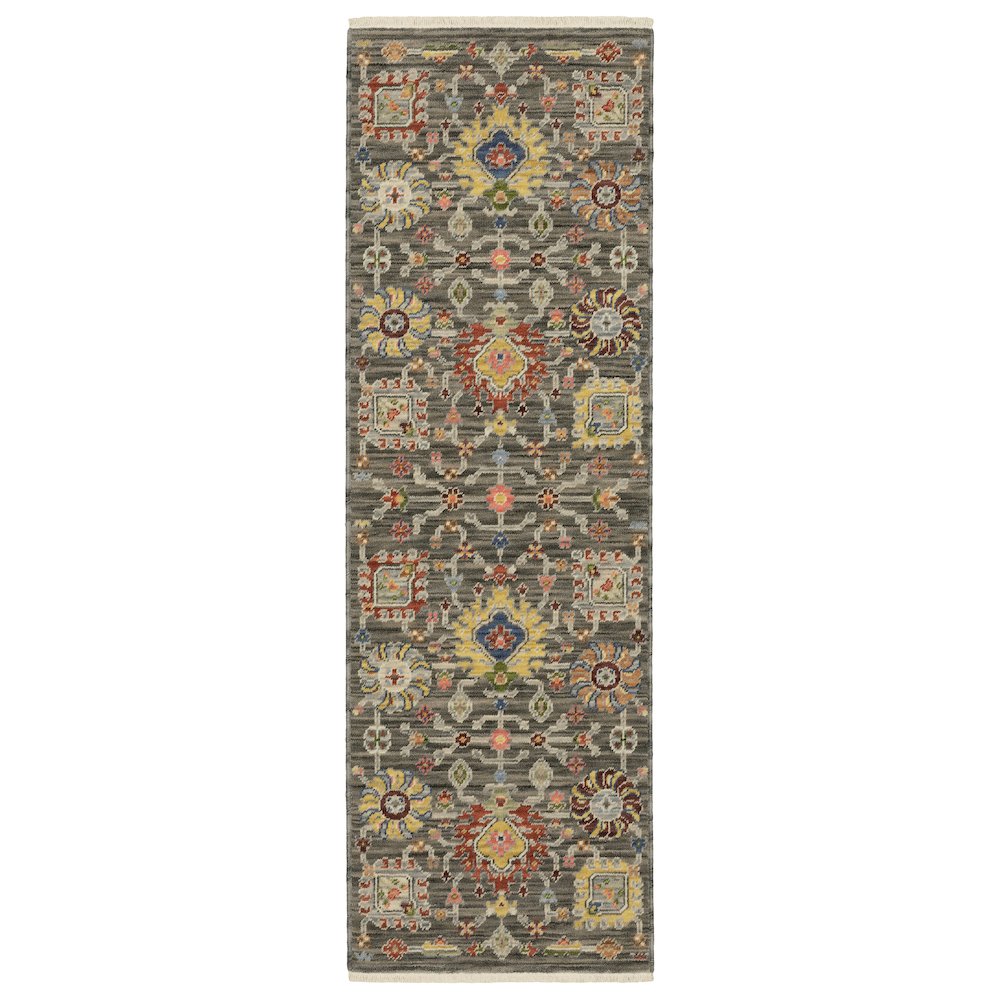 LUCCA Grey 2' 6 X 12' Area Rug. Picture 1