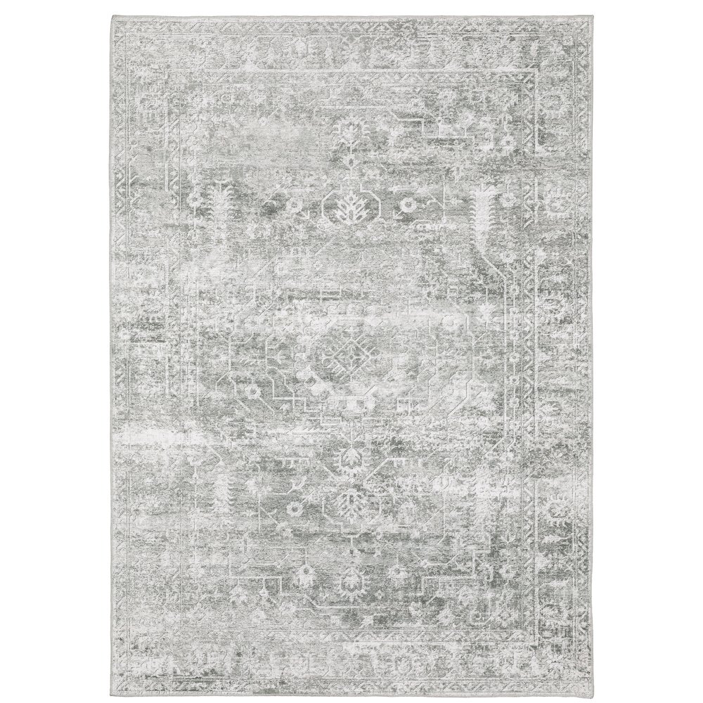 MALIBU Grey 3' 6 X  5' 6 Area Rug. Picture 1
