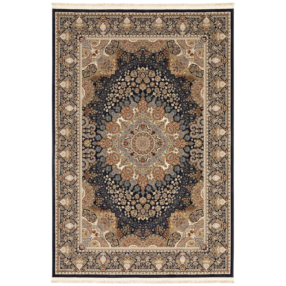 MASTERPIECE Navy 6' 7 X  9' 6 Area Rug. Picture 1