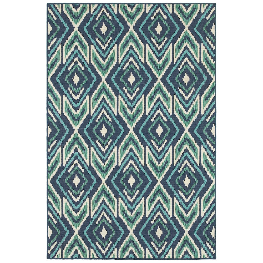 MERIDIAN Navy 3' 7 X  5' 6 Area Rug. Picture 1