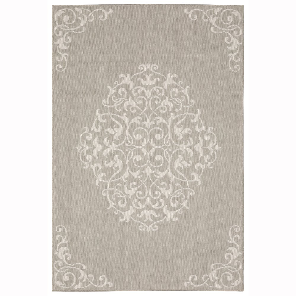 PORTOFINO Grey 5' 3 X  7' 3 Area Rug. Picture 1