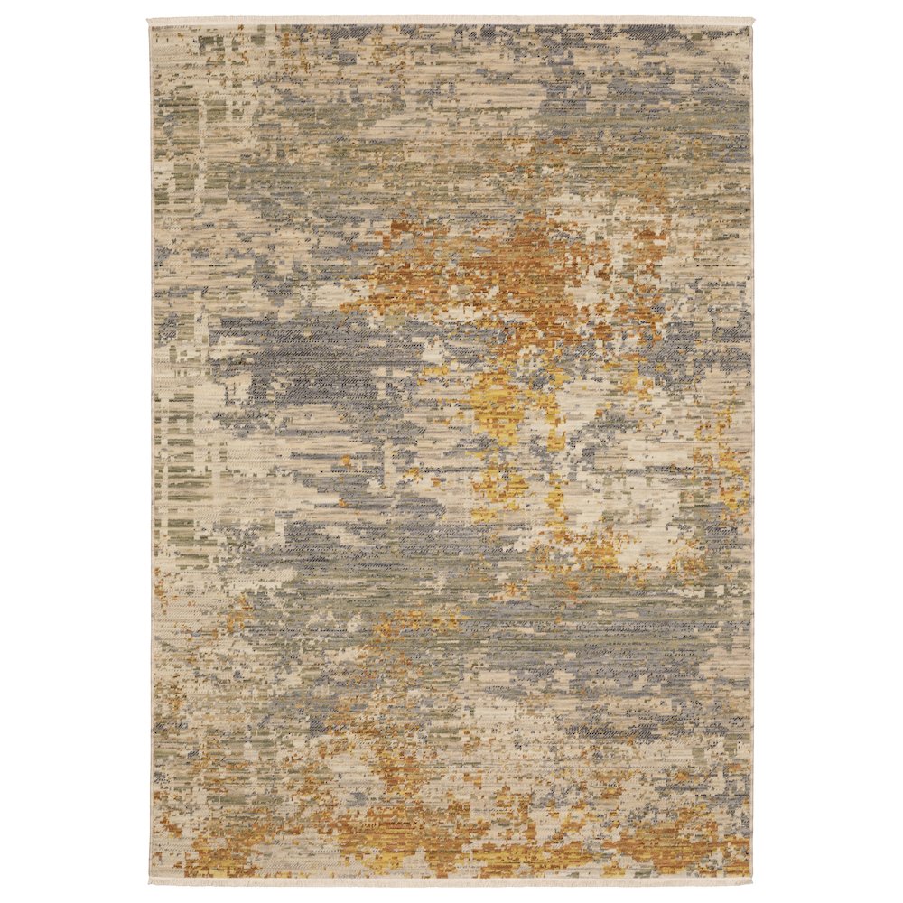 SOLERI SOL032' 6" X 12' Beige color rug. Picture 1