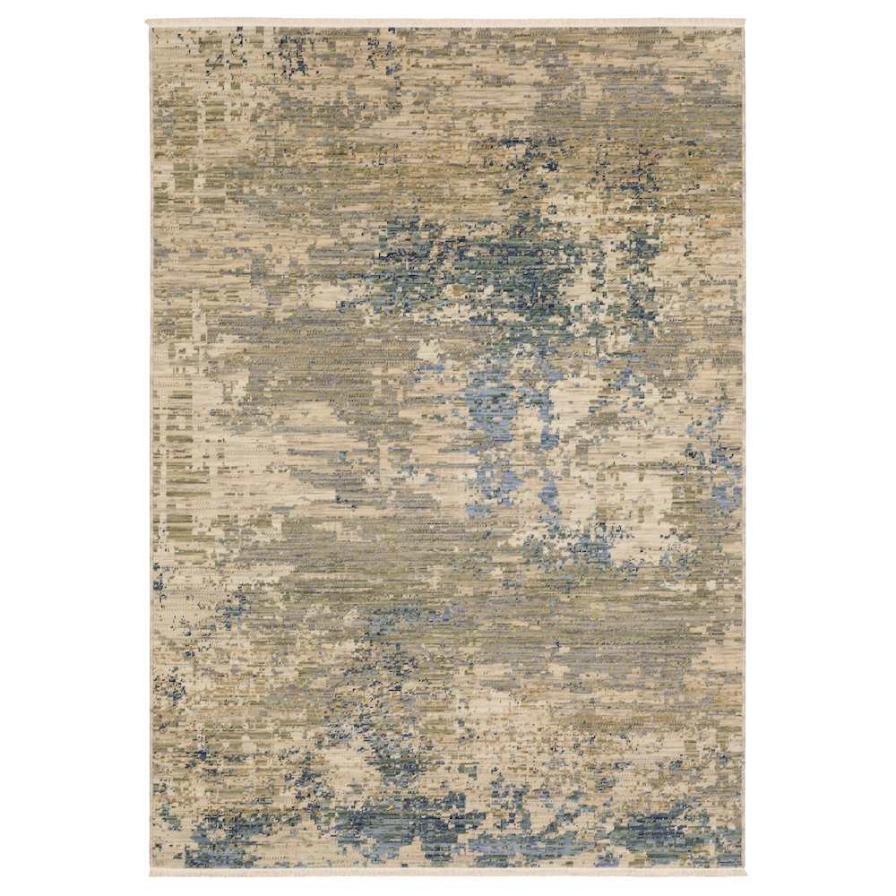 SOLERI SOL072' 6" X 12' Beige color rug. Picture 1
