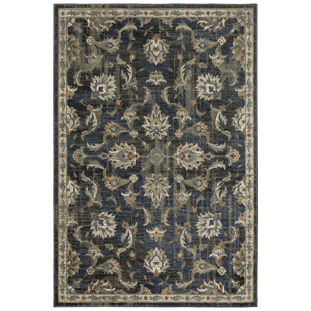 VENICE Charcoal 5' 3 X  7' 3 Area Rug. Picture 1