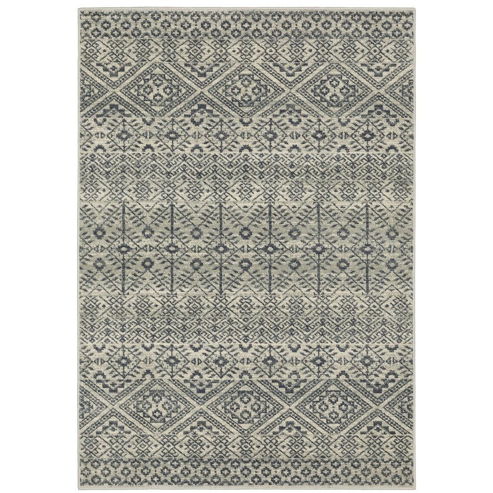 BRANSON Blue 6' 7 X  9' 2 Area Rug. Picture 1