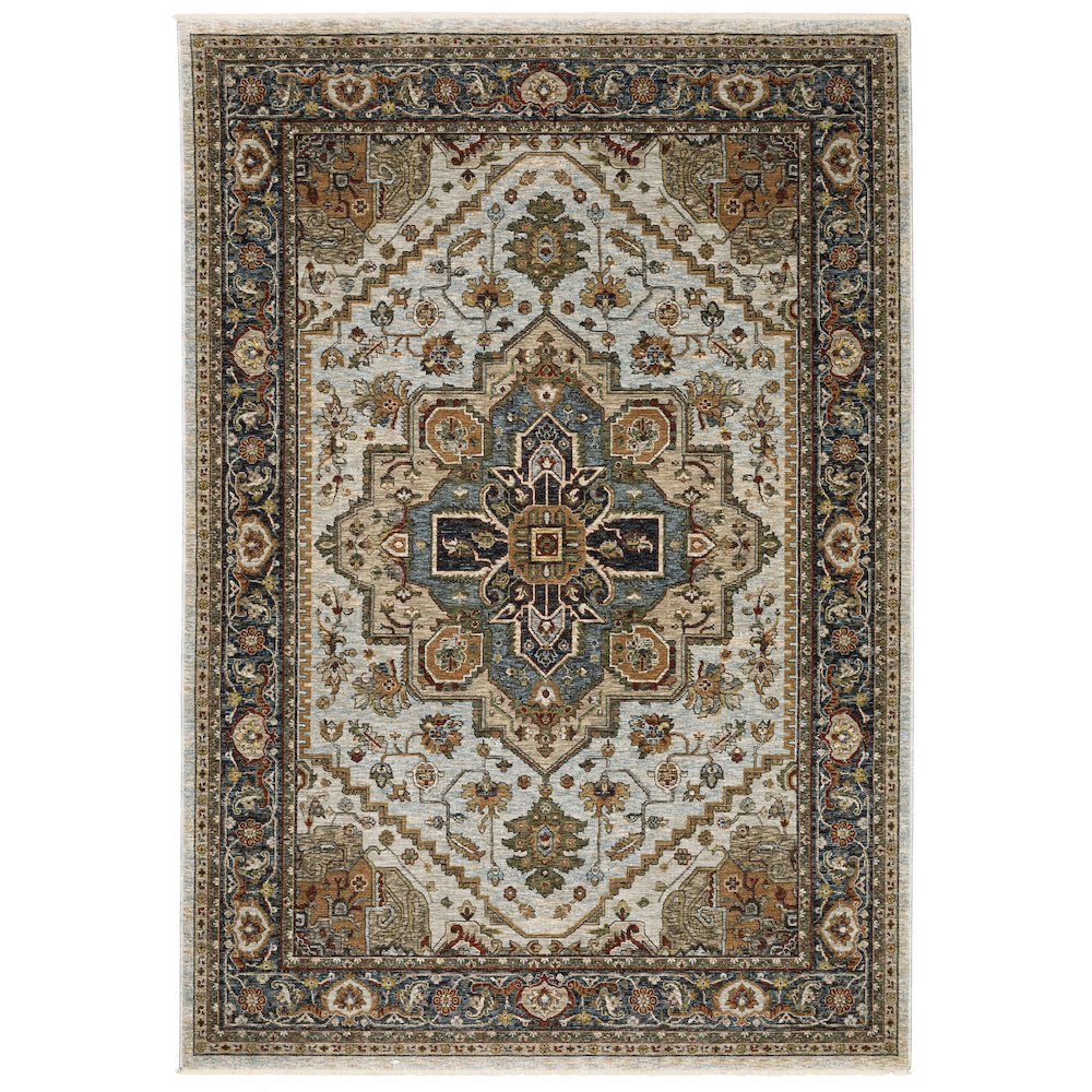 ABERDEEN Ivory 5' 3 X  7' 6 Area Rug. Picture 1
