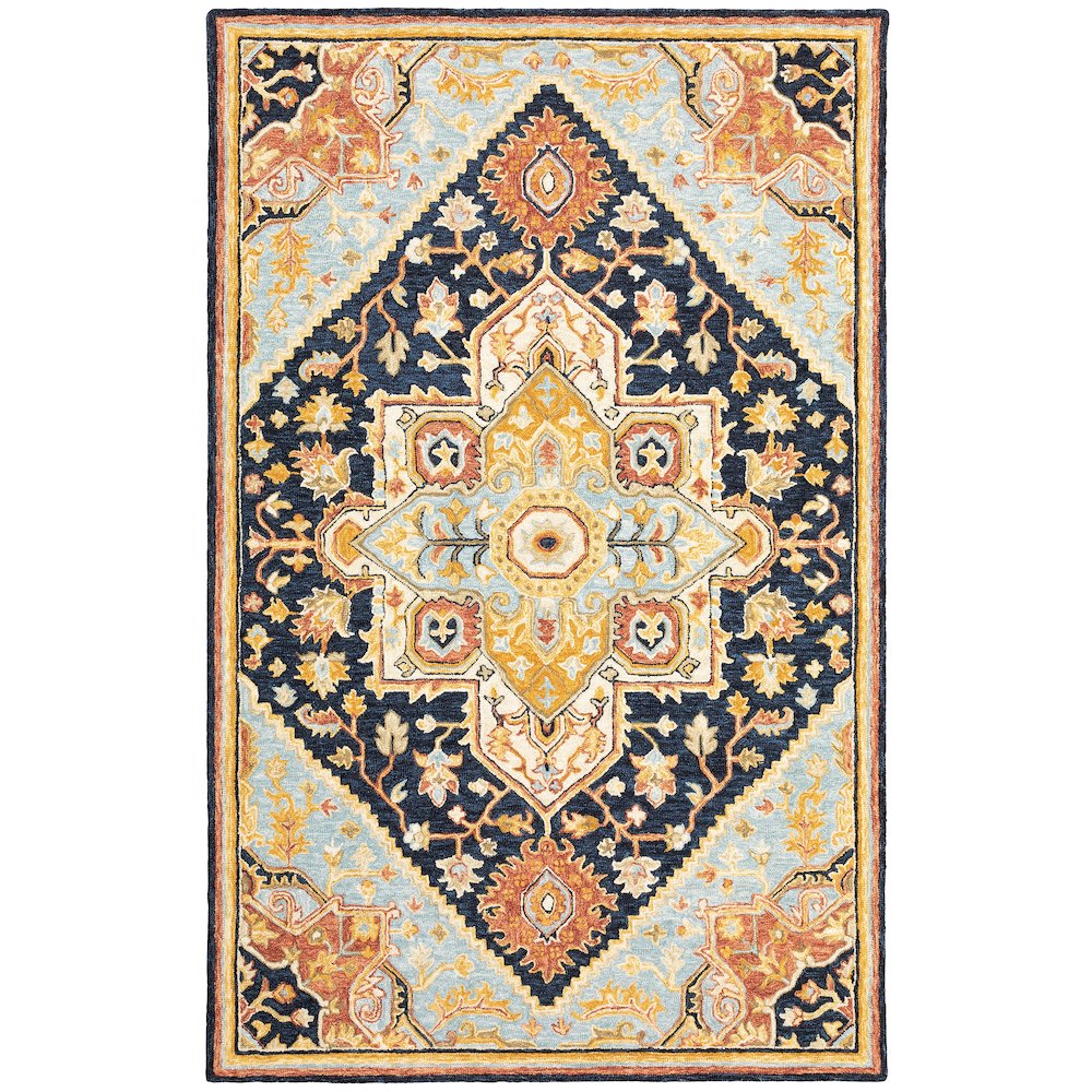 ALFRESCO Navy 8' X 10' Area Rug. Picture 1