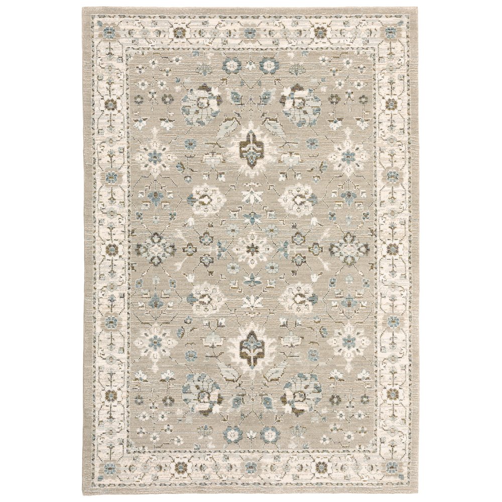 ANDORRA Beige 5' 3 X  7' 3 Area Rug. Picture 1