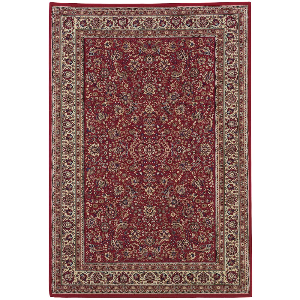 ARIANA Red 5' 3 X  7' 9 Area Rug. Picture 1