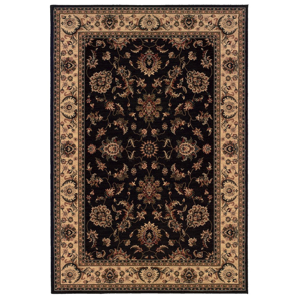 ARIANA Black 6' 7 X  9' 6 Area Rug. Picture 1