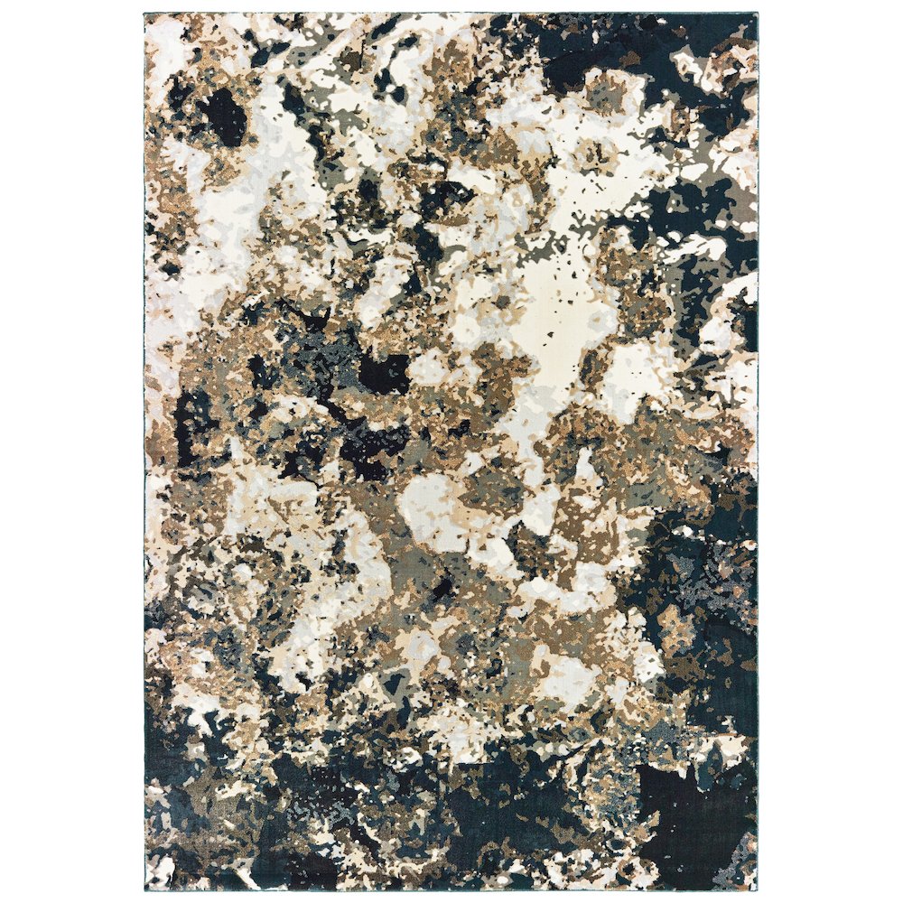 BOWEN Navy 6' 7 X  9' 6 Area Rug. Picture 1