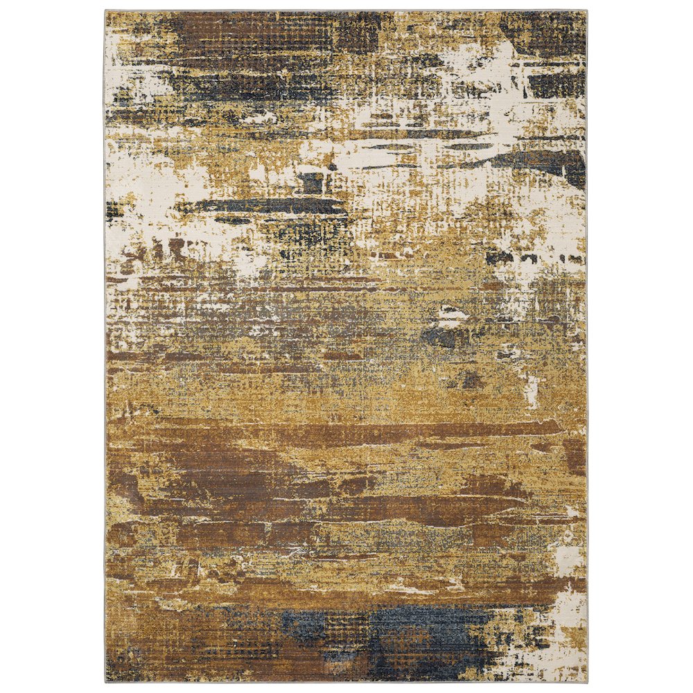 CARAVAN Gold 6' 7 X  9' 6 Area Rug. Picture 1