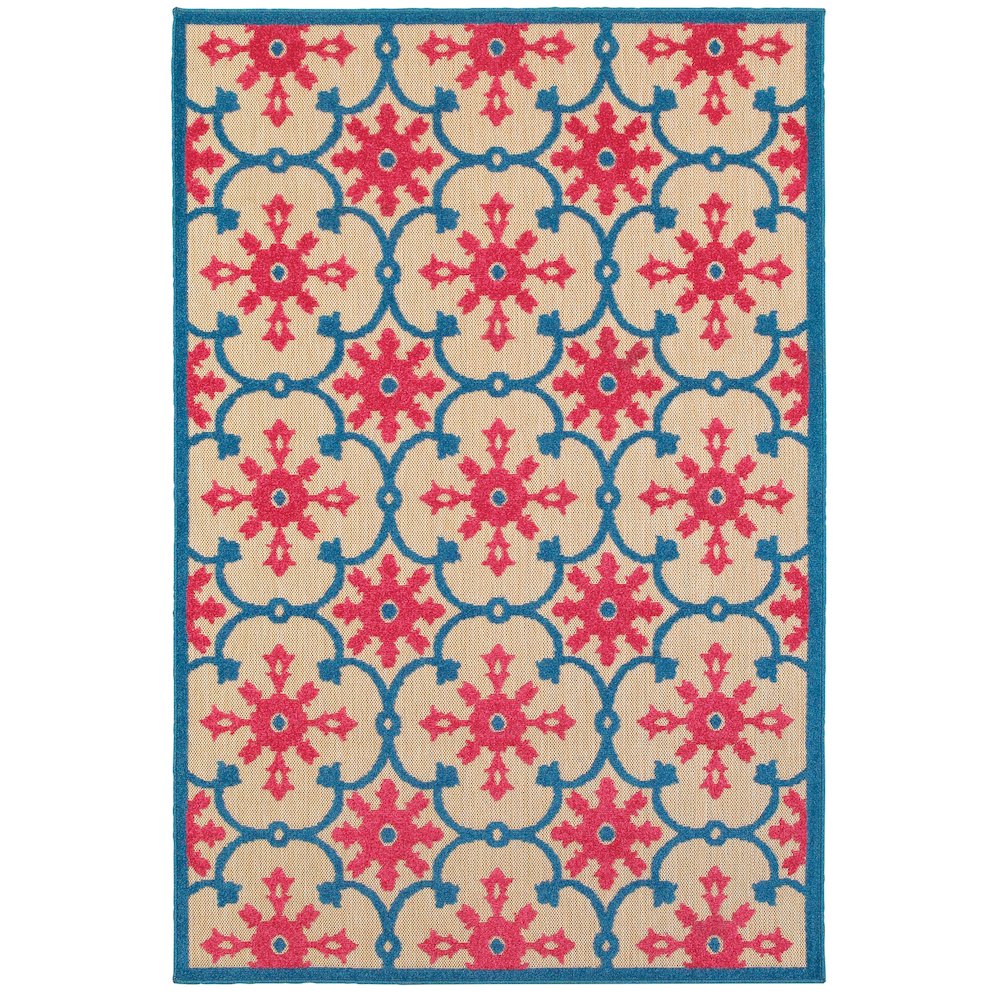 CAYMAN Sand 5' 3 X  7' 6 Area Rug. Picture 1