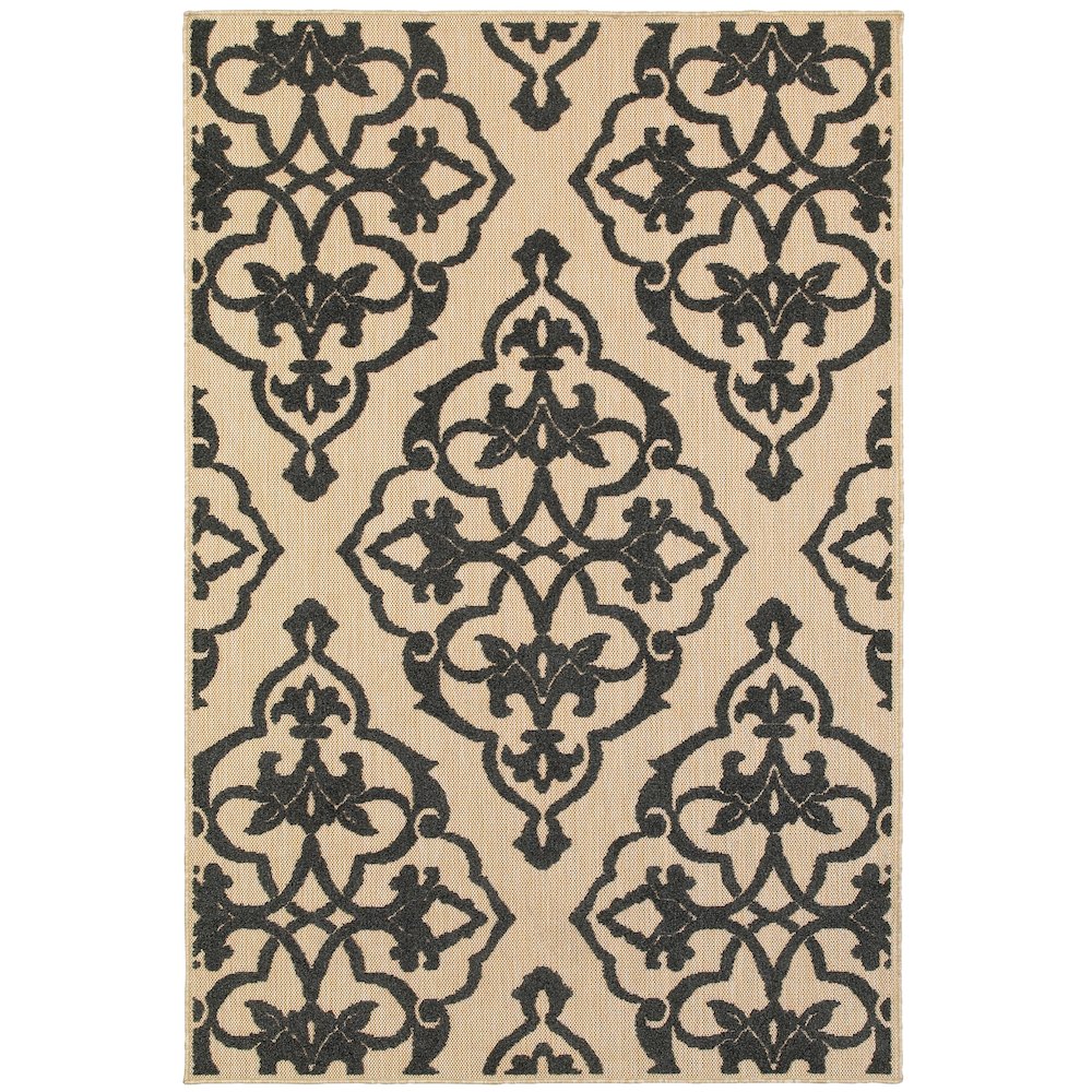 CAYMAN Sand 5' 3 X  7' 6 Area Rug. Picture 1