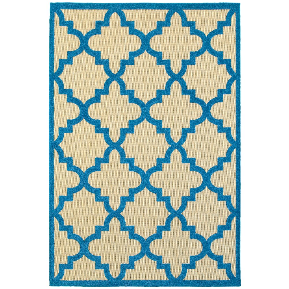 CAYMAN Sand 5' 3 X  7' 6 Area Rug. Picture 1