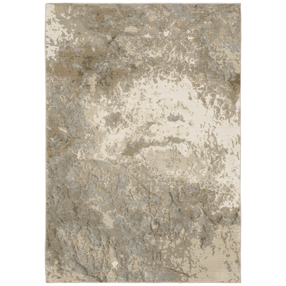EVOLUTION Beige 5' 3 X  7' 3 Area Rug. Picture 1