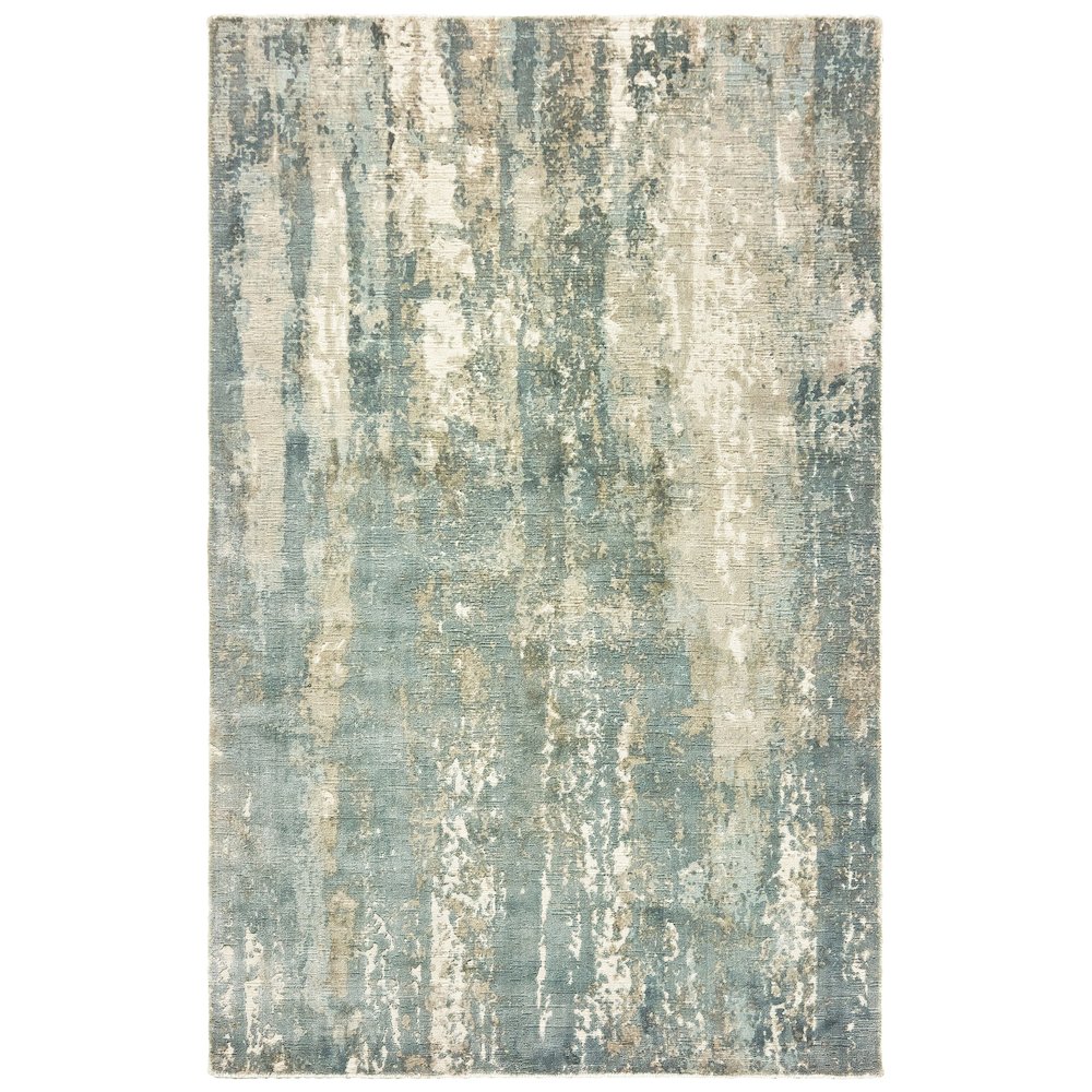FORMATIONS Blue 9' X 12' Area Rug. Picture 1