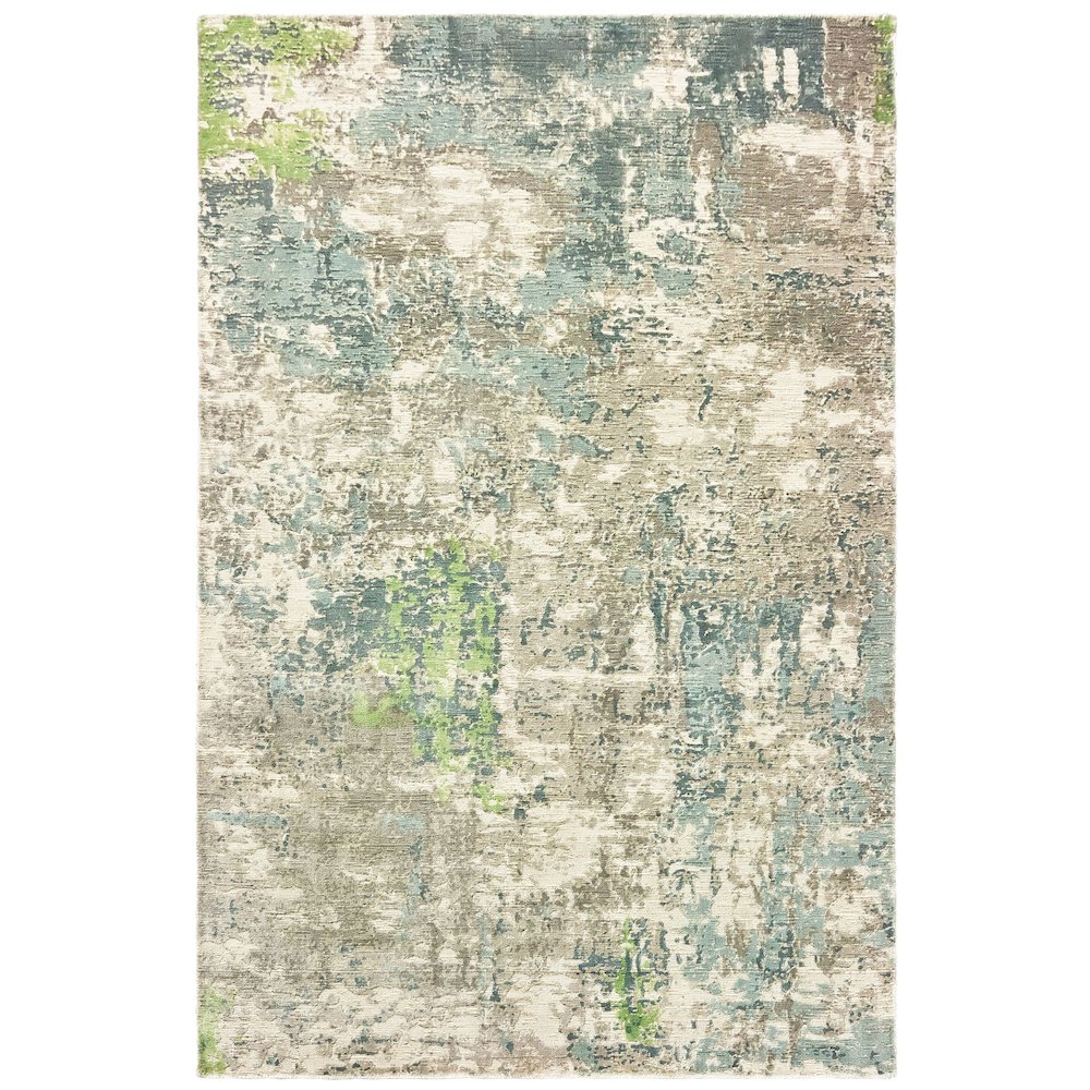 FORMATIONS Blue 9' X 12' Area Rug. Picture 1