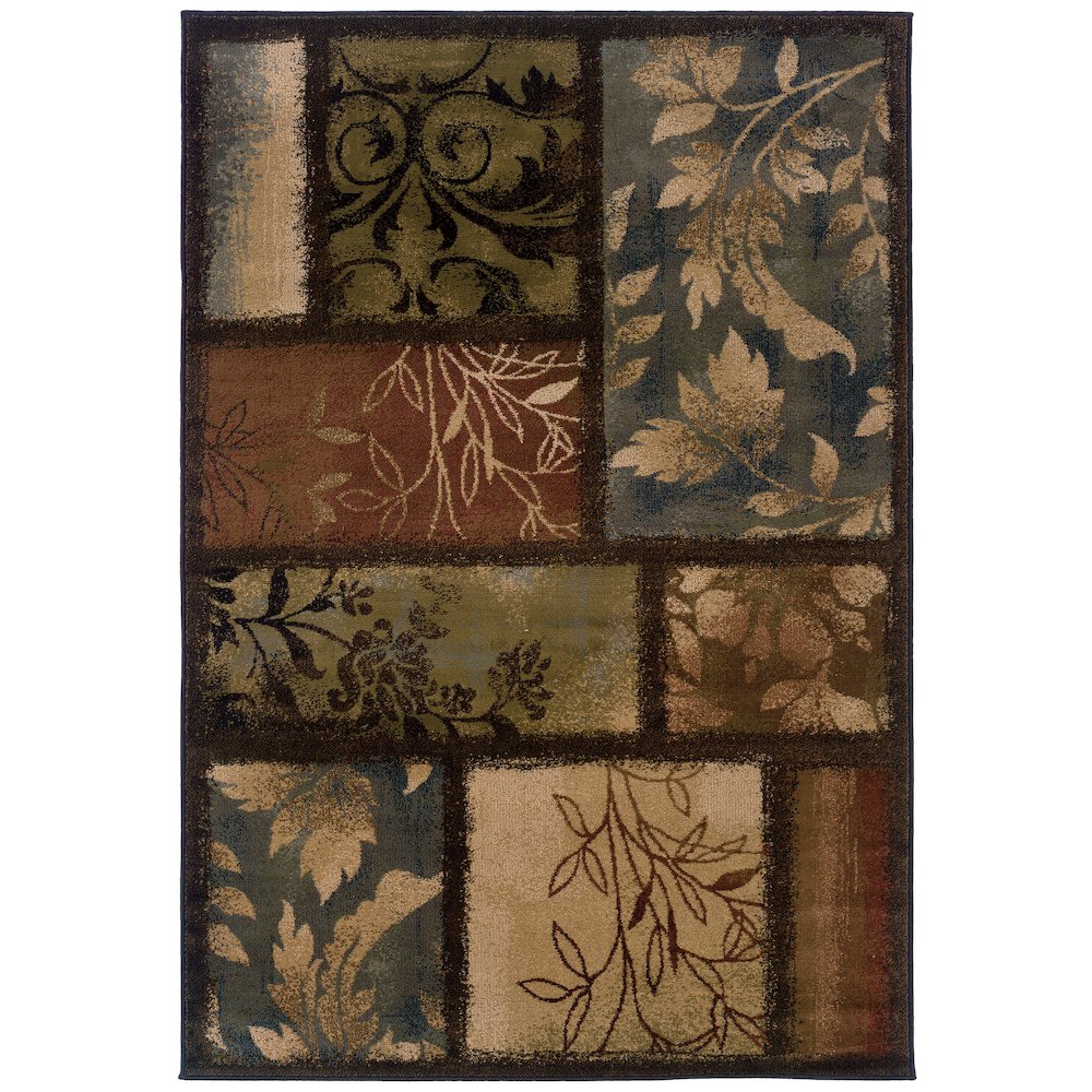 HUDSON Brown 5' 3 X  7' 6 Area Rug. Picture 1