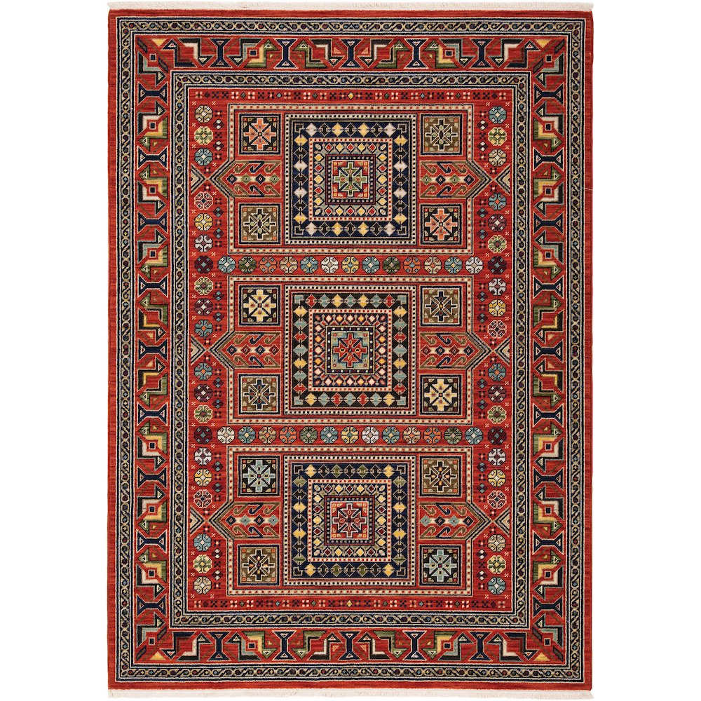 LILIHAN Red 5' 3 X  7' 6 Area Rug. Picture 1