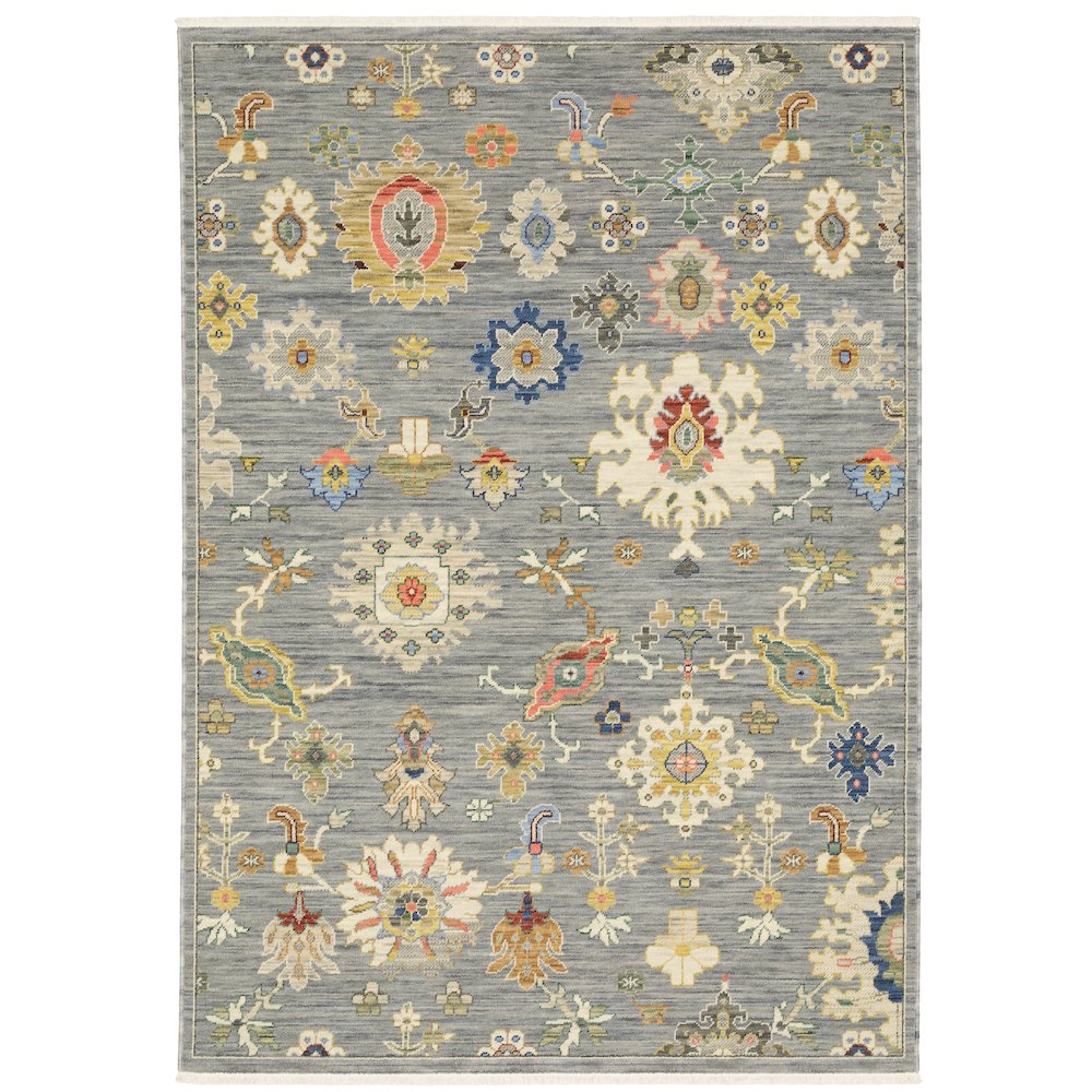 LUCCA Grey 5' 3 X  7' 6 Area Rug. Picture 1