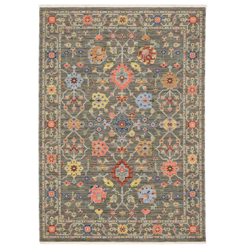 LUCCA Grey 5' 3 X  7' 6 Area Rug. Picture 1