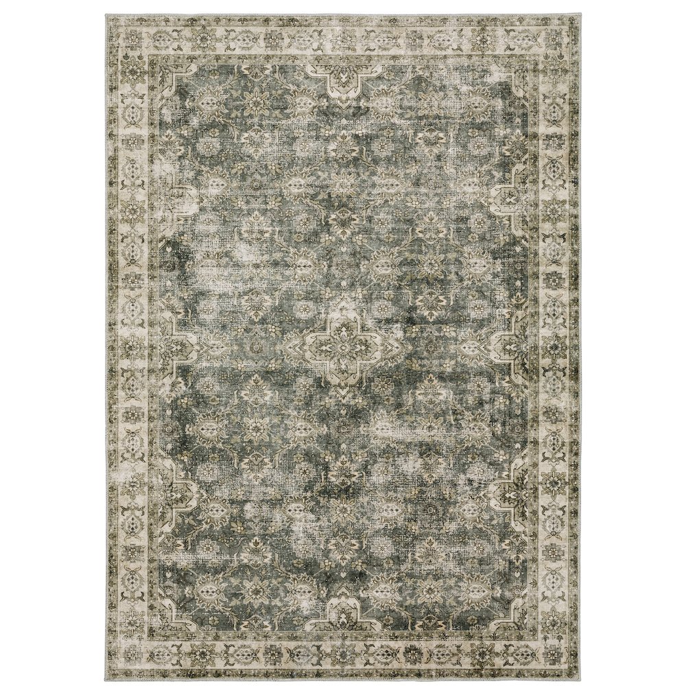 MALIBU Blue 5' X  7' Area Rug. Picture 1