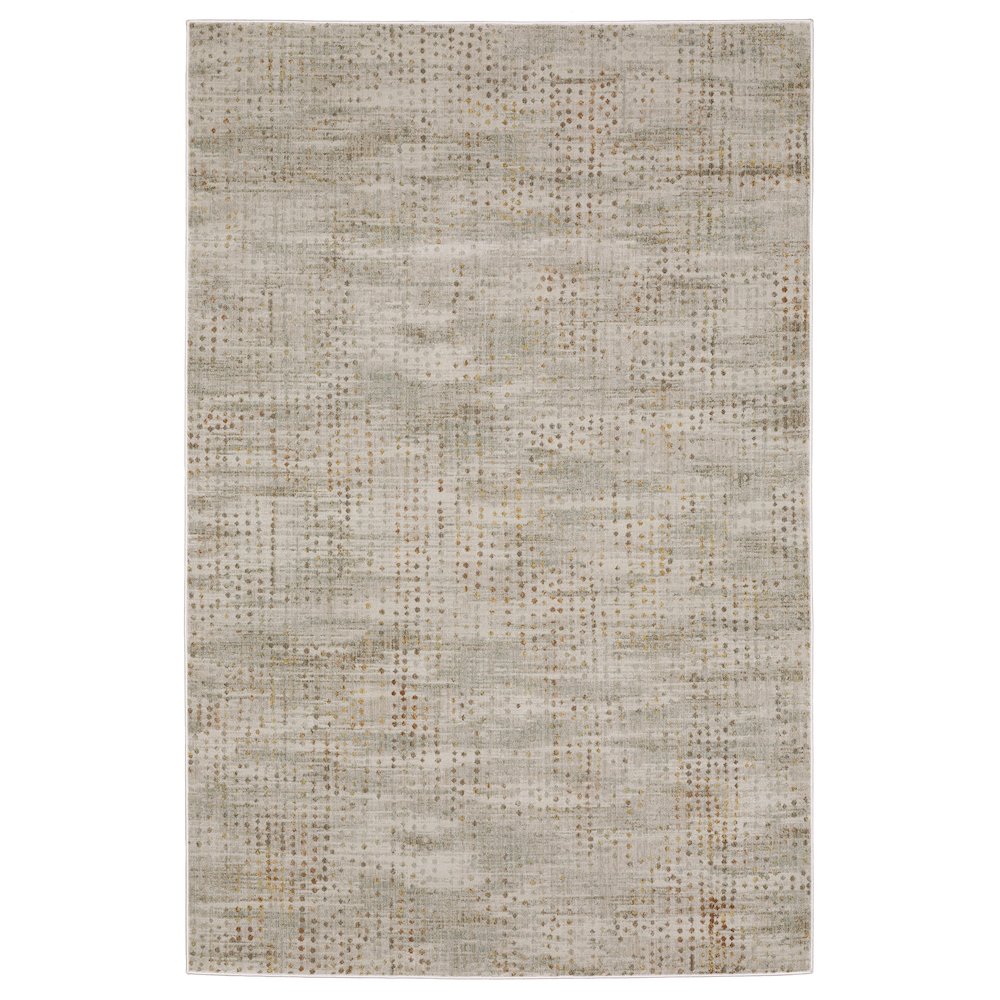 Contemporary Rug 5' 3" X  7' 6" Size in Grey/ Gold Color. Picture 1