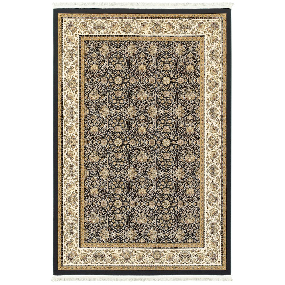 MASTERPIECE Navy 6' 7 X  9' 6 Area Rug. Picture 1