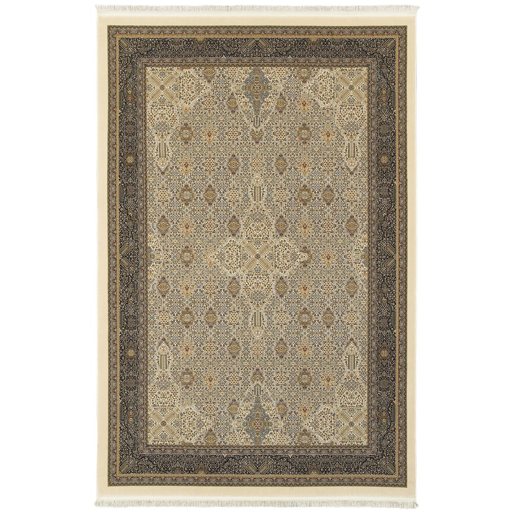 MASTERPIECE Ivory 6' 7 X  9' 6 Area Rug. Picture 1