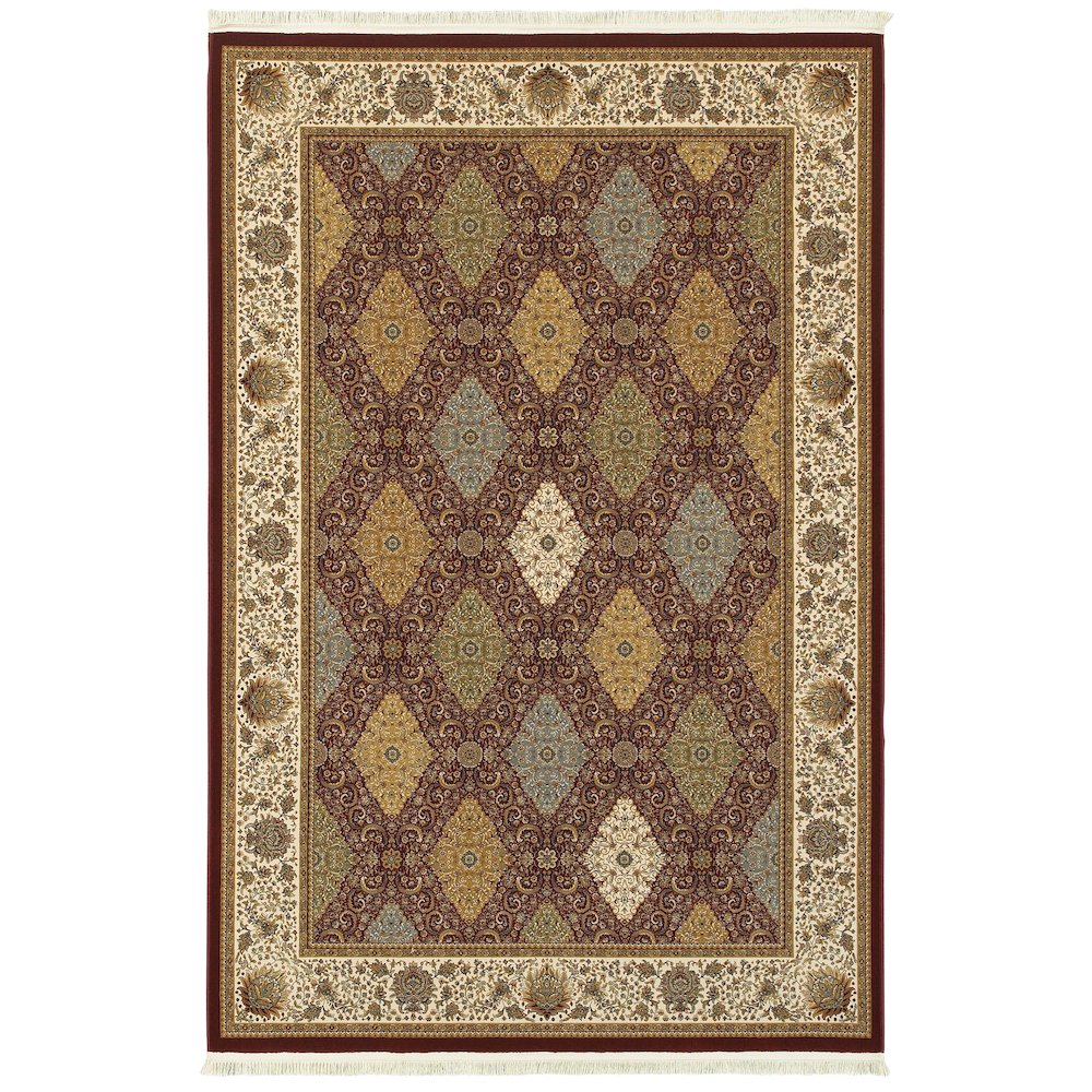 MASTERPIECE Red 6' 7 X  9' 6 Area Rug. Picture 1