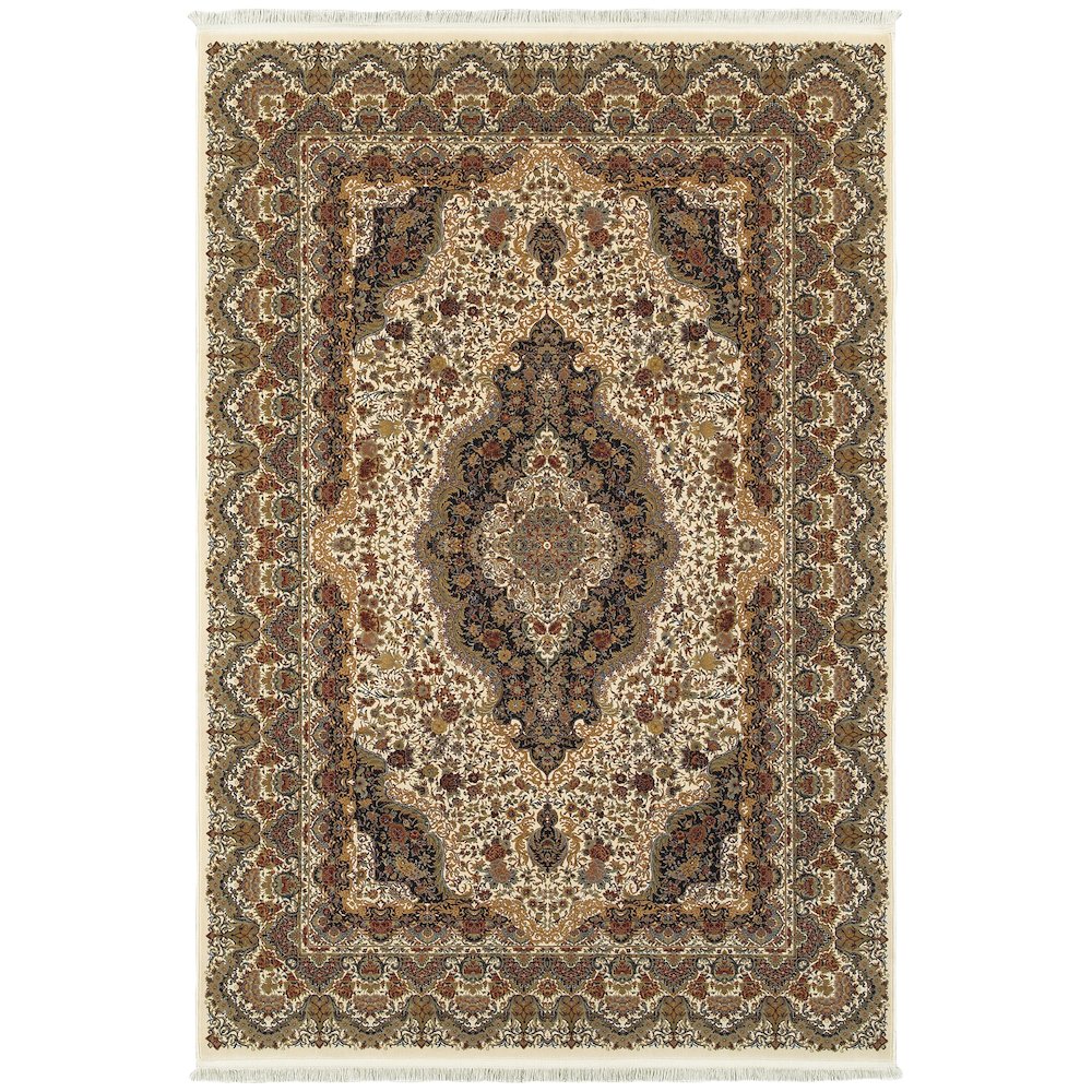 MASTERPIECE Ivory 6' 7 X  9' 6 Area Rug. Picture 1