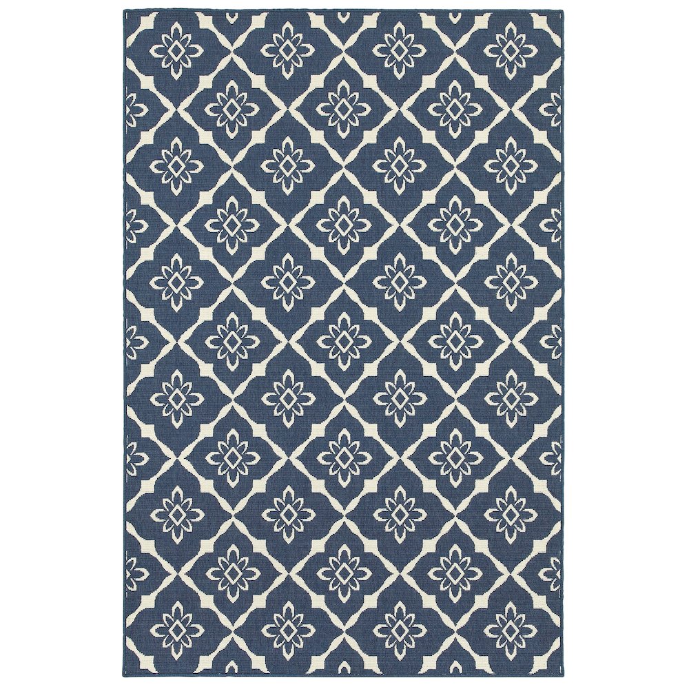 MERIDIAN Navy 5' 3 X  7' 6 Area Rug. Picture 1