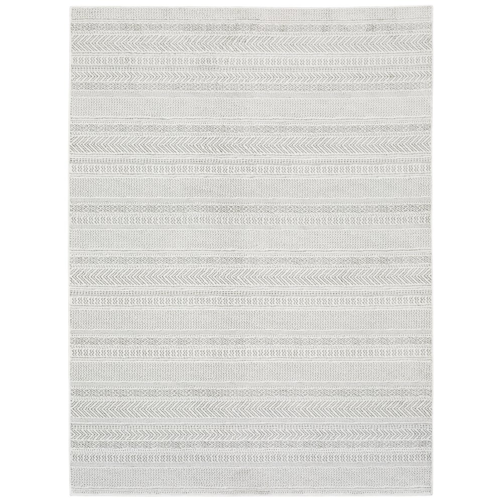 MONTECITO White 6' 7 X  9' 6 Area Rug. Picture 1
