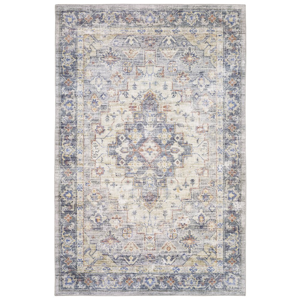 MYERS Blue 8' 9 X 12' Area Rug. Picture 1