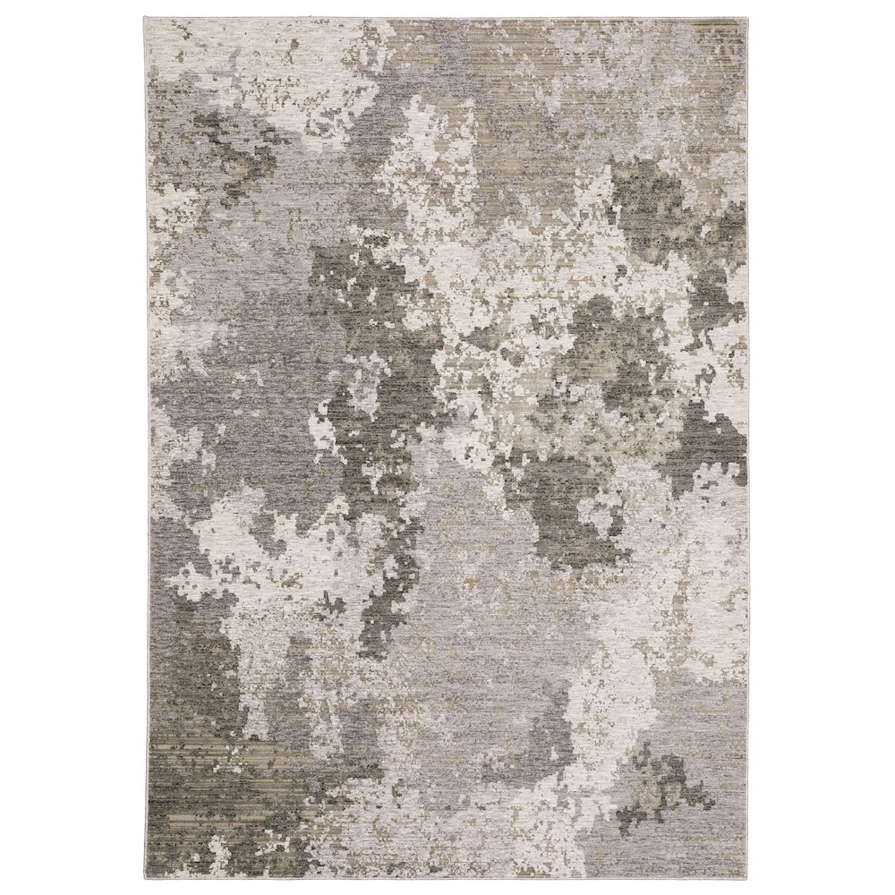 NEBULOUS Grey 6' 7 X  9' 6 Area Rug. Picture 1