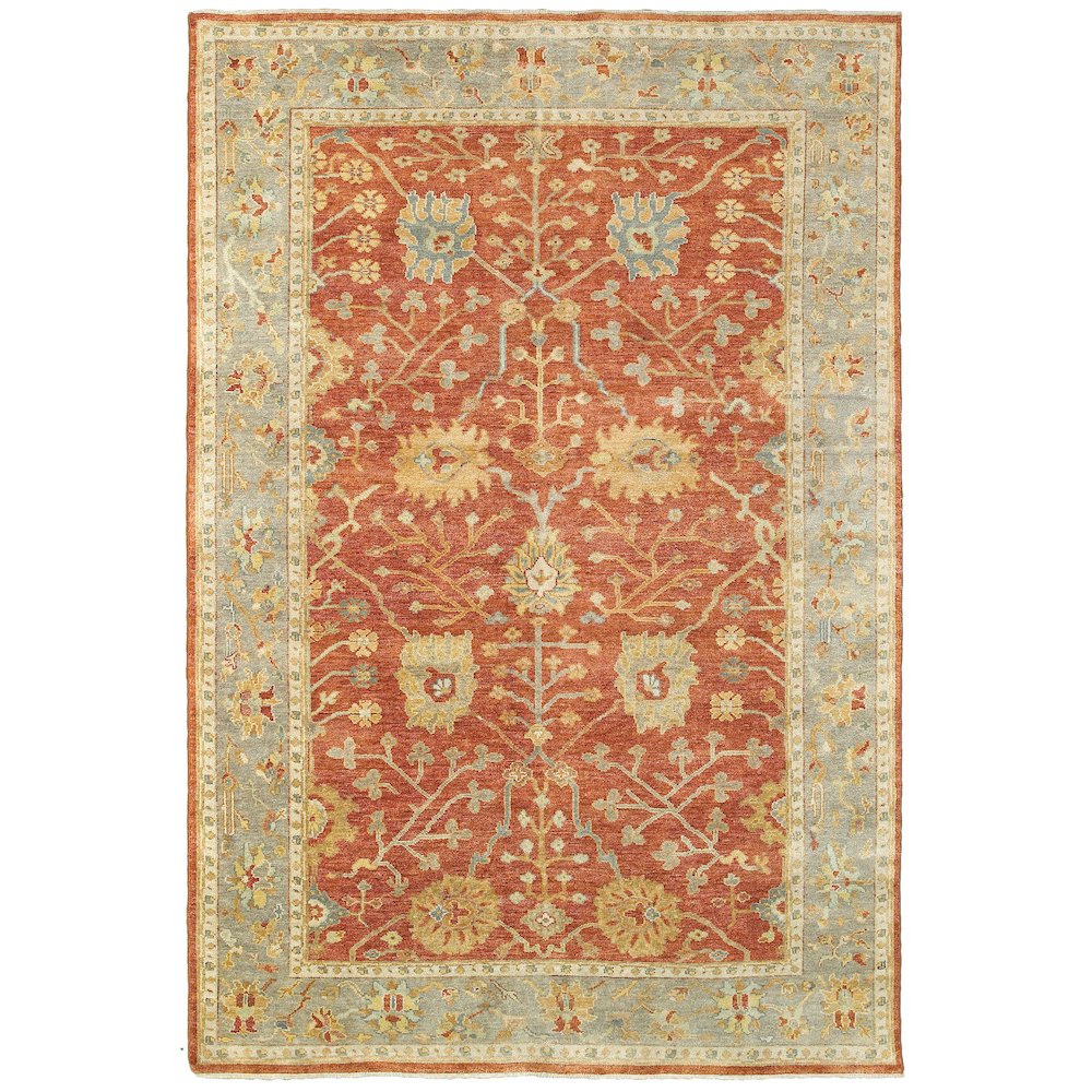 PALACE Red 8' X 10' Area Rug. Picture 1
