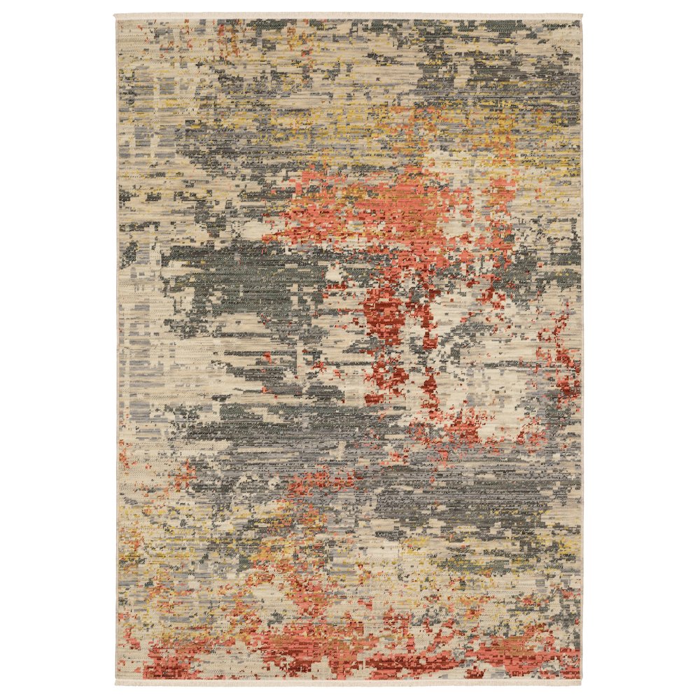 SOLERI SOL103' 3" X  5' Beige color rug. Picture 1