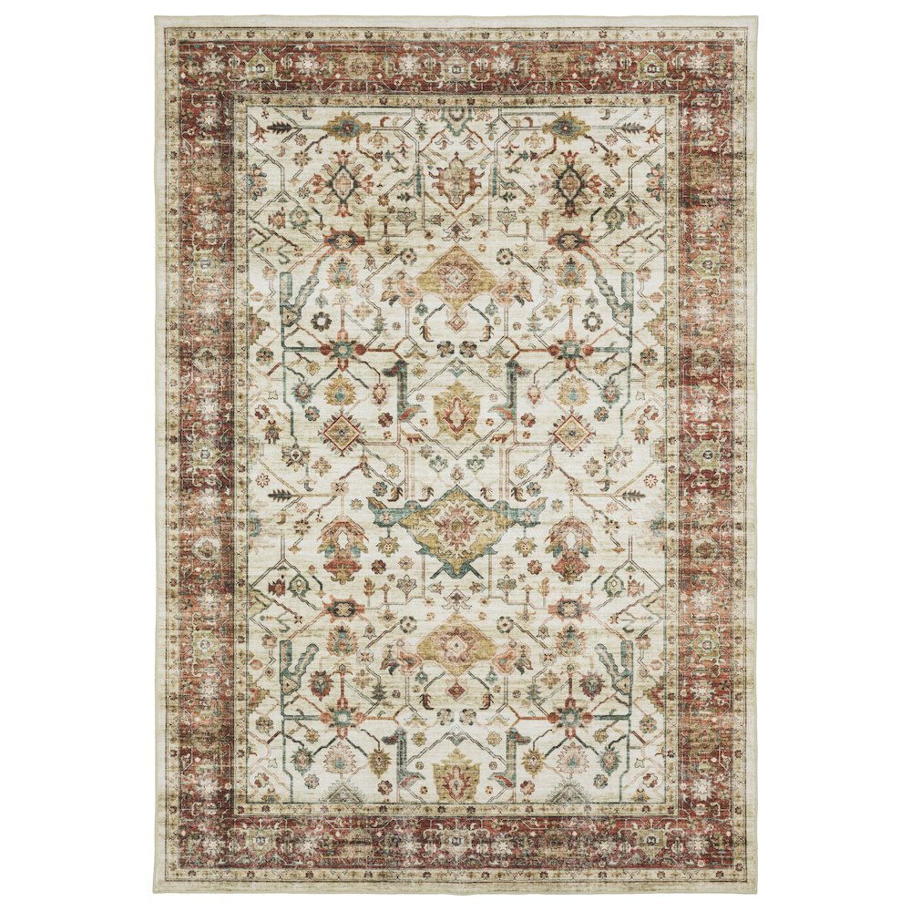 SUMTER Ivory 5' X  7' Area Rug. Picture 1